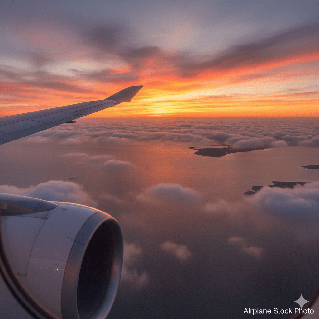 Cinematic plane background